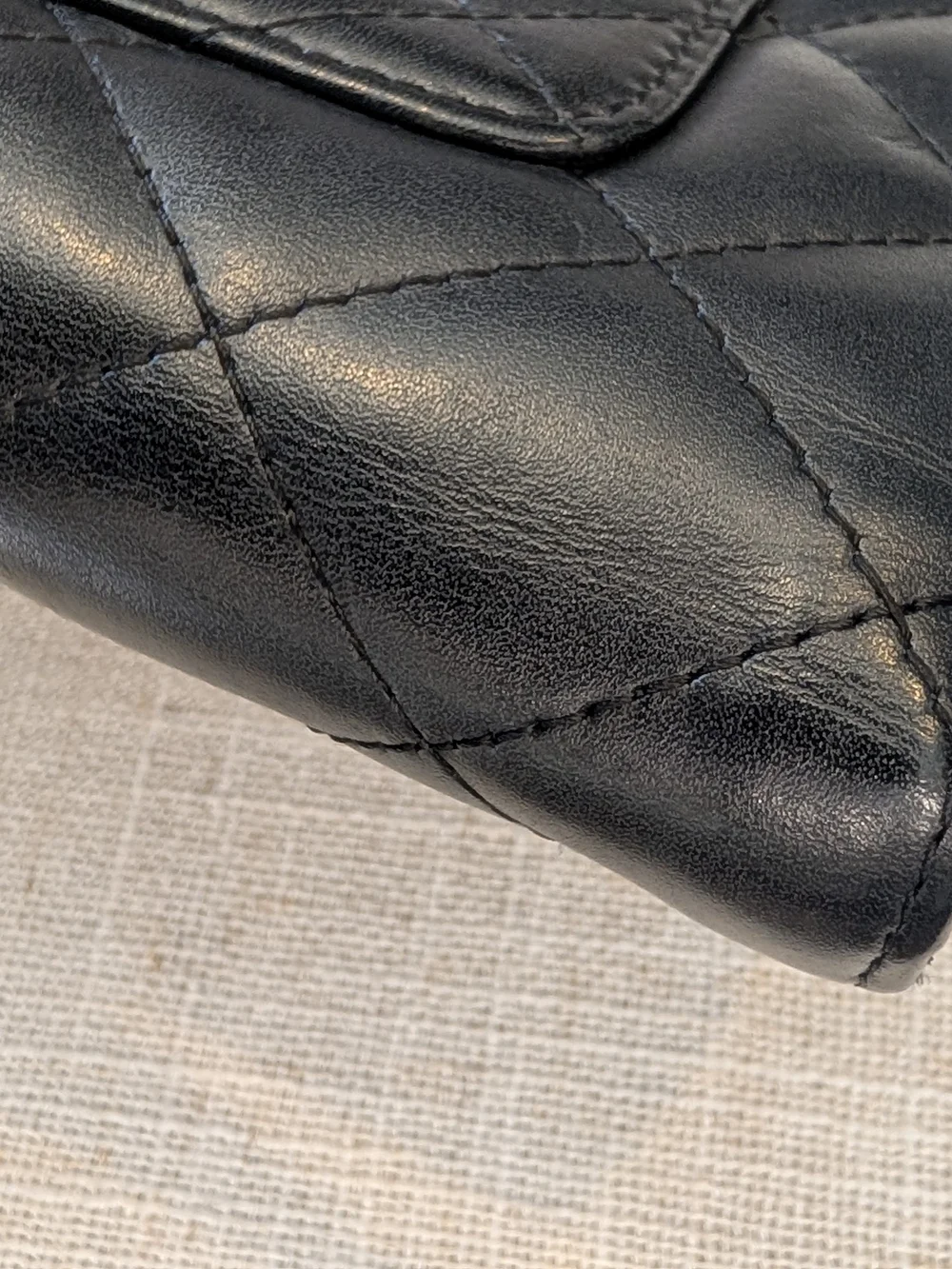 Chanel Black Quilted Cambon Ligne Zippy Organizer In Lambskin